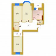 3-кімнатні 3-кімнатні